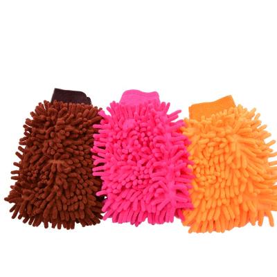 China 5colors Super Absorbent Car Wash Mitt Easy To Clean Car Cleaning Tools Kitchen Aid for sale