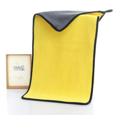 China Cleaning Towel Car Cleaning Edgeless Microfiber Towel For Car Wash for sale