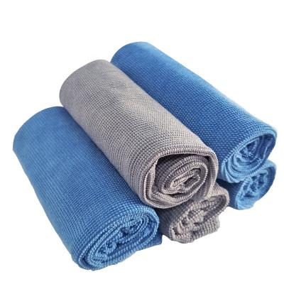 China Kitchen Home Car Multi Purpose Towel Cleaning Cloth Hotel Edgeless Polishing Microfiber 100 Microfiber Cloth Hotel Viable Cleaning Glass for sale