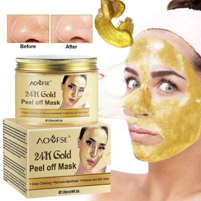 China Wholesale Moisturizer Cream Deep Cleansing Hydrate Exfoliate Collagen Crystal Gel 24k Gold Anti-wrinkle Peel Off Mask for sale