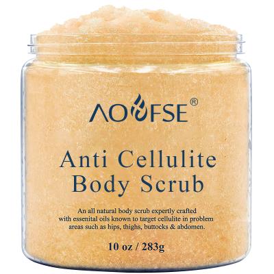 China Natural Exfoliator Private Label Moisturizing Exfoliator Deep Cleansing Brightening Skin For Men And Women Anti Cellulite Body Scrub for sale