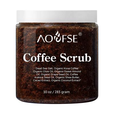 China Exfoliator Private Label Exfoliator Moisturizing High Quality Whitening Exfoliate To Remove Dead Skin Body Organic Natural Coffee Scrub for sale