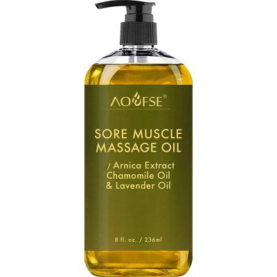 China Firming Firming Sore Muscle Massage Oil For Natural Body With Lavender Warming Relaxation Massaging Organic Muscles Massage Oil for sale