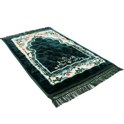 China 100% Comfortable Stylish Printed Blanket Quilted Blanket / Soft / Sheen / Islam Turkey High-Grade High-Grade Stylish Prayer Rug Muslims Rugs Soft Polyester Rug For Prayer Room for sale