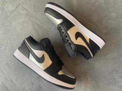 China LJR Air Jordan 1 Low Silver Toe DA5551-001 for sale