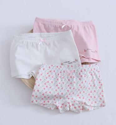 China 3 Pack 3 - 12 Girls Lovely Little Girls Comfortable Cotton Bowknot Panties Breathable Underwear for sale