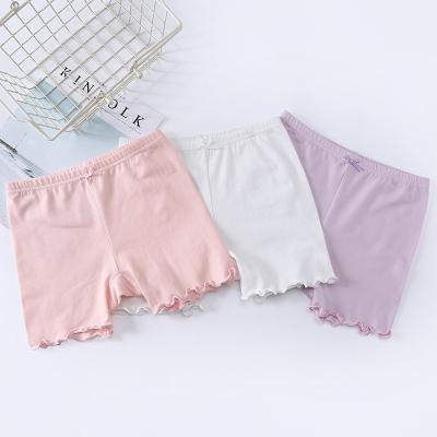 China 3 Pack Summer Breathable Girls Soft Cotton Dance Shorts Safety Gaiters Underdress Ruffle Petticoat Shorts for sale