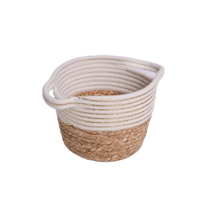 China Traditional Bathroom Storage Baskets With Handles Organization Storage Bin Laundry Basket Baskets for sale