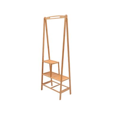 China Stocked Bathroom Furniture Lluxury Free Standing Clothing Storage Hanging Shelves Racks for sale