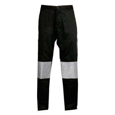 China Factory High Visibility Plus Size Black Tool Pockets Safety Work Pants Work Wear Work Wear Reflective Pants for sale