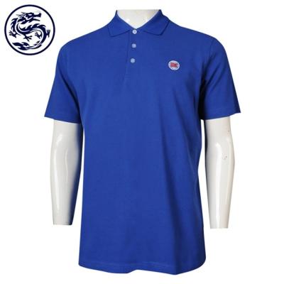 China Small MOQ Logo Print Zhongshan Dragon Uniform Menes Custom Sample Design RPET Anti-pilling Polo Shirt Unisex Fabric for sale