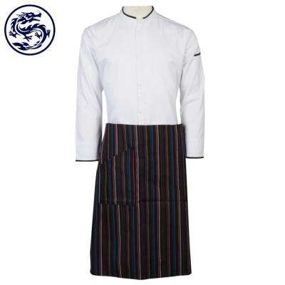 China restaurant & Bar Low MOQ Design Your Own 2020 Hot Selling Unisex Chef Uniform Restaurant Waiters and Waitress Uniforms for sale