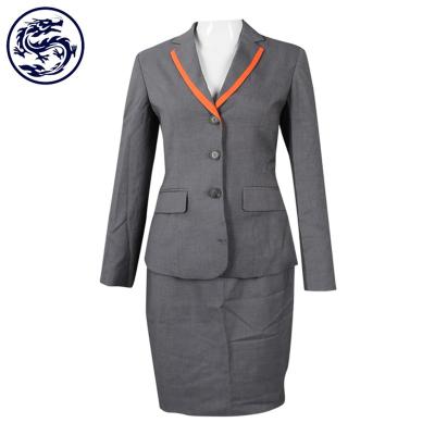 China Free Sample Product Bank Ladies Office Casual Ladies Bank Teachers Uniform School Uniform With Skirt for sale