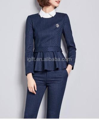 China Airline Free Sample Recycle Plastics RPET Factory Audit Fashion Stewardess Pilot Small MOQ SEDEX Airline Uniforms for sale