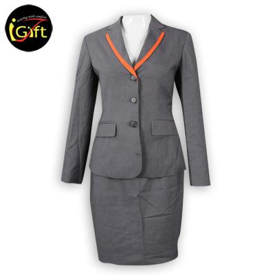 China Bank OEM Custom Design Small MOQ SEDEX Uniform Factory Audit Fashion Women Ladies Office Bank Of Free Sample for sale