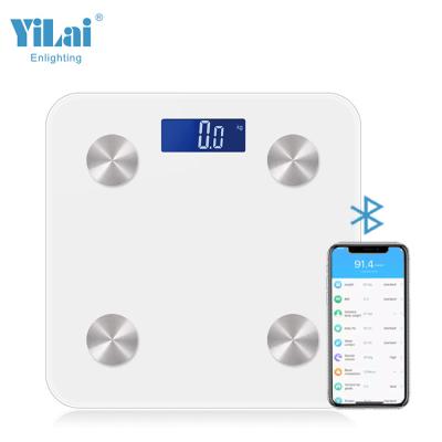 China New Sustainable Smart Scale With Body Analysis App Weight Scales LCD Display Electronic Body Scale For Adult for sale