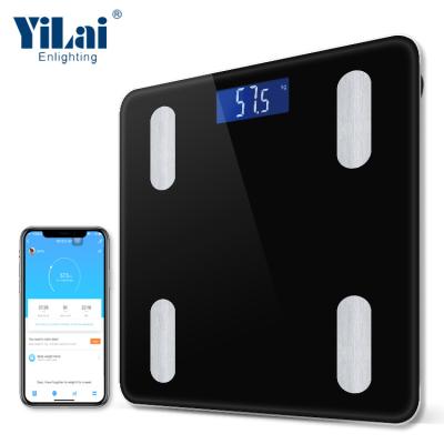 China TUYA Viable Smart Body Fat Scale 13 Body Parameter Wireless Smart Scale with Tuya APP for sale