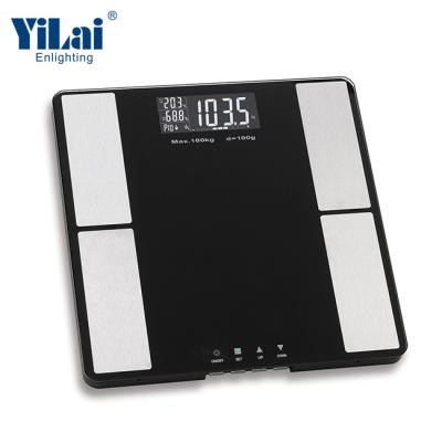 China Large Body Fat Scale Platform Ultrasun LCD Display Body Fat Bathroom Scale Machine With Bmi Good Buy Body Composition Analyzer Digital Scales for sale