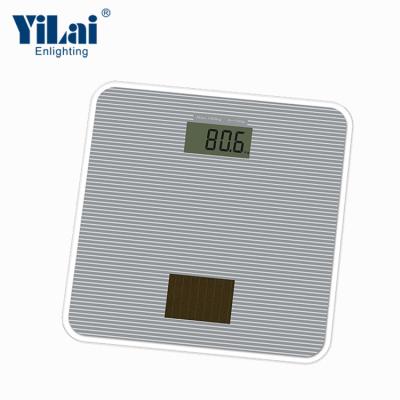 China Hot Product 180kg Mini Style No Battery Portable Digital 6mm Tempered Platform Safety Glasses Weight Eco Friendly Scale Bathroom Solar Scale for sale