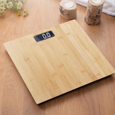 China Natural Hot Sale Wholesale Price Bathroom Digital Scale Electronic Weight Scale Bamboo+ABS Scales for sale