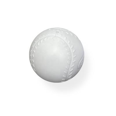 China Eco-friendly PVC 2.55 Inch White Replacement Plastic Sports Baseball Balls For Sale for sale