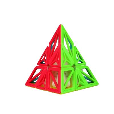 China QIYI educational toy toys wholesale magic cube DNA pyramid with colorful for sale