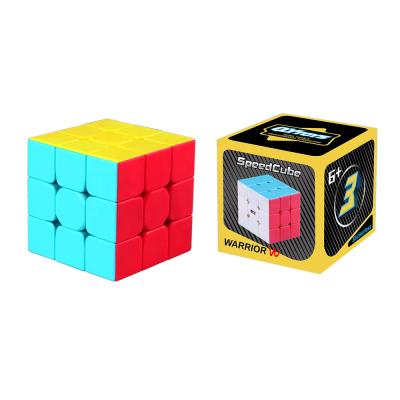 China Eco-friendly Top Sale Qiyi Warrior W 3x3x3 Gear Cube For Magic Cubes As A Promotion Gift for sale