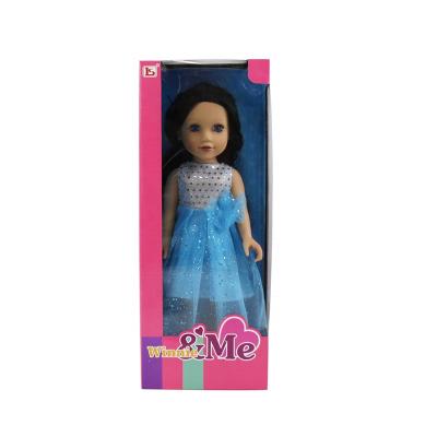 China DIY TOY 18 inch elegant dress doll doll with vinyl for girls for sale