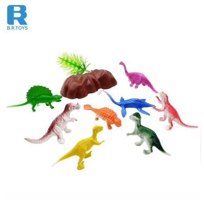 China Kid Mini Dinosaur Toy Set Funny Figures for Kids Gift Bag Filler Cake Toppers for sale