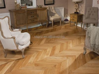 China Wholesale Oak Engineered Herringbone / Household Oak Parquet Design Herringbone Wood Flooring for sale