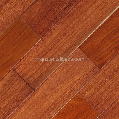 China / Professional Custom Santos Mahogany Prefinished Flooring for sale