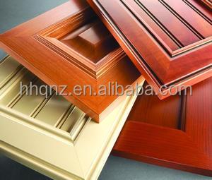 China Sliding Vinyl Wrapped MDF Kitchen Doors for sale