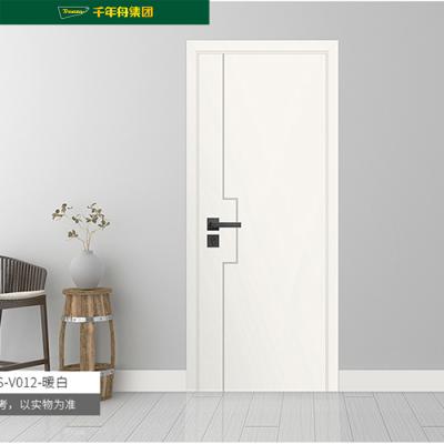 China Wholesale High Quality MDF Interior Home Bedroom Entry Modern Swing Factory Design Waterproof Lacquered Wooden Door Latest for sale