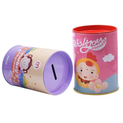 China Unbreakable Custom Print Piggy Bank Money Coin Storage Tin Can IN GOOD CONDITION for sale