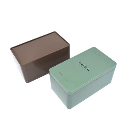 China Rectangle Storage Recyclable Tin Box Wholesale Airtight Tool for sale