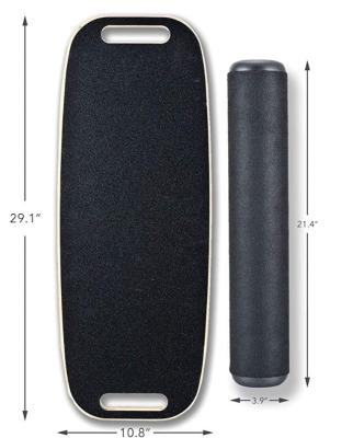 China Full Body Fitness Exercise Good Quality Eco-friendly Wooden Balance Board Trainer for sale