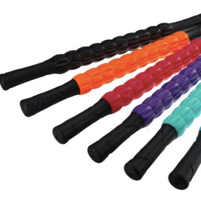 China Indoor Sporting Goods Massager Roller Stick Pain Reilef Massage Yoga Stick ABS Plastic for sale