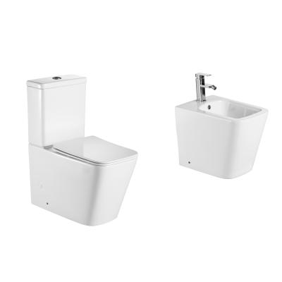 China Favorable Flush White Flush White Sanitary Ware Bathroom Double Flush Prices Ceramic Bowl Toilet WC for sale