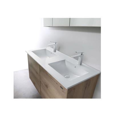 China Wholesale Modern High Quality Slim Edge Wash Toilet Lavatory Bathroom Sink Cabinet for sale