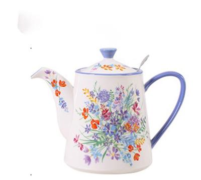 China Viable Elegant Tea Set New Product Ethiopian European Decorative Teapot With Infuser for sale