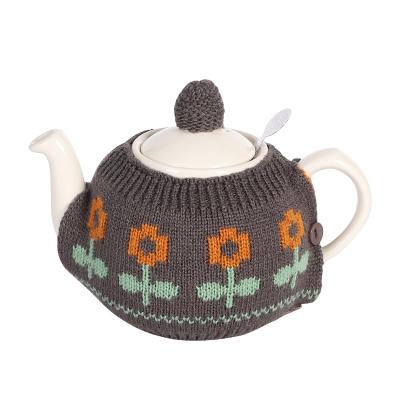 China China Sustainable Professional Manufacture Knitted Woolen Sweater Clothe Cozy Tea Pot Set for sale