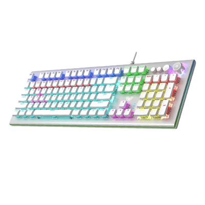 China AULA s2096 backlit gaming games gamer checkboard led wired 104 keys anti-ghosting mechanical gaming keyboards for pc computer for sale