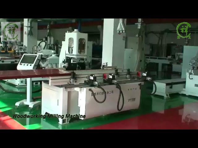 CNC Woodworking Milling Machine 8.7kw Lock Hole / Hinge For Slotting