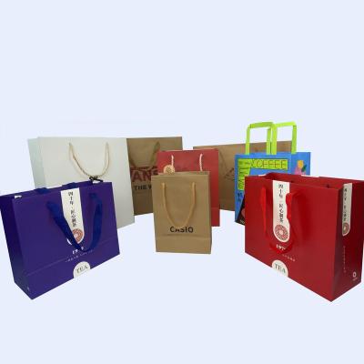 China Material Design Cute Pink Recycled Shopping Paper Bag With Logo For False Eyelashes for sale