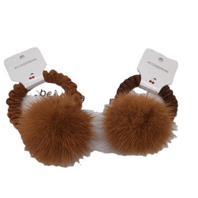 China 2022 New Models Hair Ball Hair Rope Hair Ponytail Single Head Net Red Head Elasticity High Autumn And Winter Female Attractive Models Hair Ring for sale