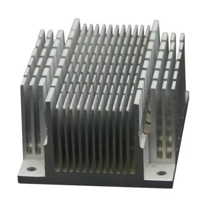 China Aluminum Extrusion Profile Square Heatsink Large Extruded Heat Sink for sale