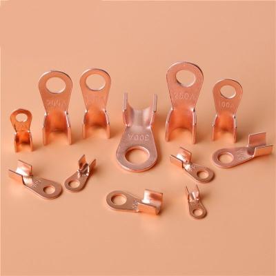 China Wire Terminal Tin Plated PCB CNC Fabrication Copper Brass Sheet Metal Stamping Electrical Parts Metal Terminal Factory for sale