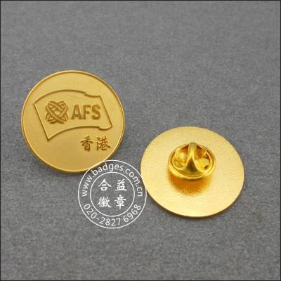 中国 UCC のバッジは銅の押す JS02 金属のバッジを金めっきしました 販売のため