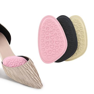 China Breathable Foot Sponge Mesh Metatarsal Pads High Heel Sponge Cushion Shoe Insert Ball Pads Pain Relief for sale