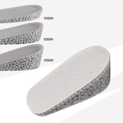 China Soft Silicone Foam Intensifying Breathable Mesh Honeycomb Heel Lift Invisible Mesh Heel Cups Heel Inserts for sale